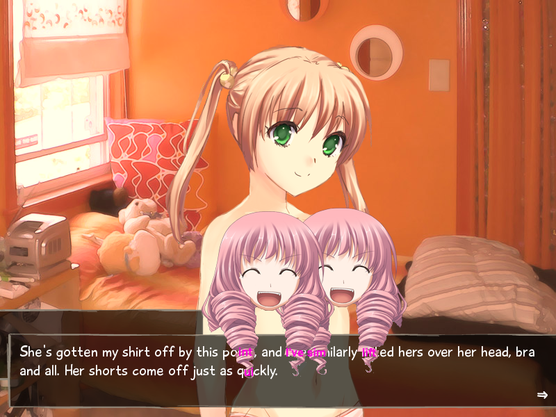 Oh, you thought I was kidding, didn't you? No, Emi really does want to fuck Hisao.