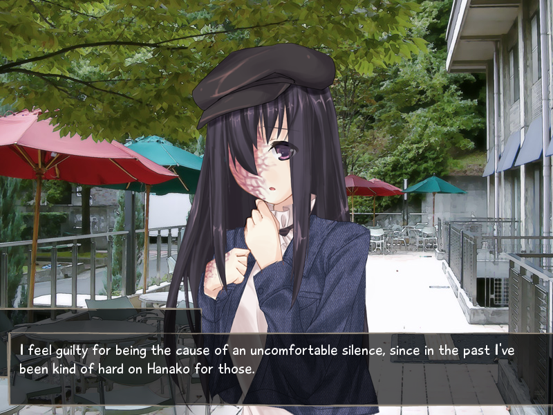 Like, he'd just yell at her out of nowhere as soon as things became even remotely quiet. Goes a long way toward explaining Hanako's current expression.