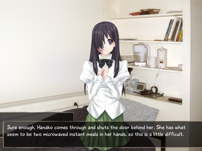 This is the GOOD ending, right? I'm not playing some weird, gender-swapped version of Hanako's neutral ending, am I?