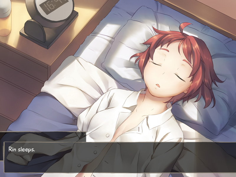 I'm a little confused. Does Rin sleep?