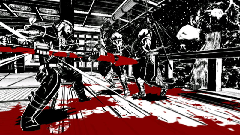  The developer's first game after being re-formed from Clover Studios, Platinum Games's Madworld quickly gained media attention for it's high amount of violence and gore, as well for it's innovative graphics, utilizing stark contrast between environments with a black and white color palette.