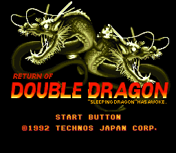  Return of Double Dragon: Sleeping Dragon Has Awoke