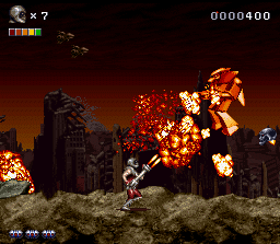 Run-and-gun stages are more akin to Contra...