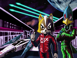 Fox and Falco in the G-Zero Grand Prix