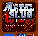 Metal Slug 2nd Mission improves on 1st Mission in a variety of ways.