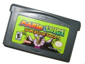 A typical Game Boy Advance cartridge.