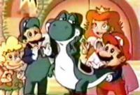 The cast of Super Mario World.