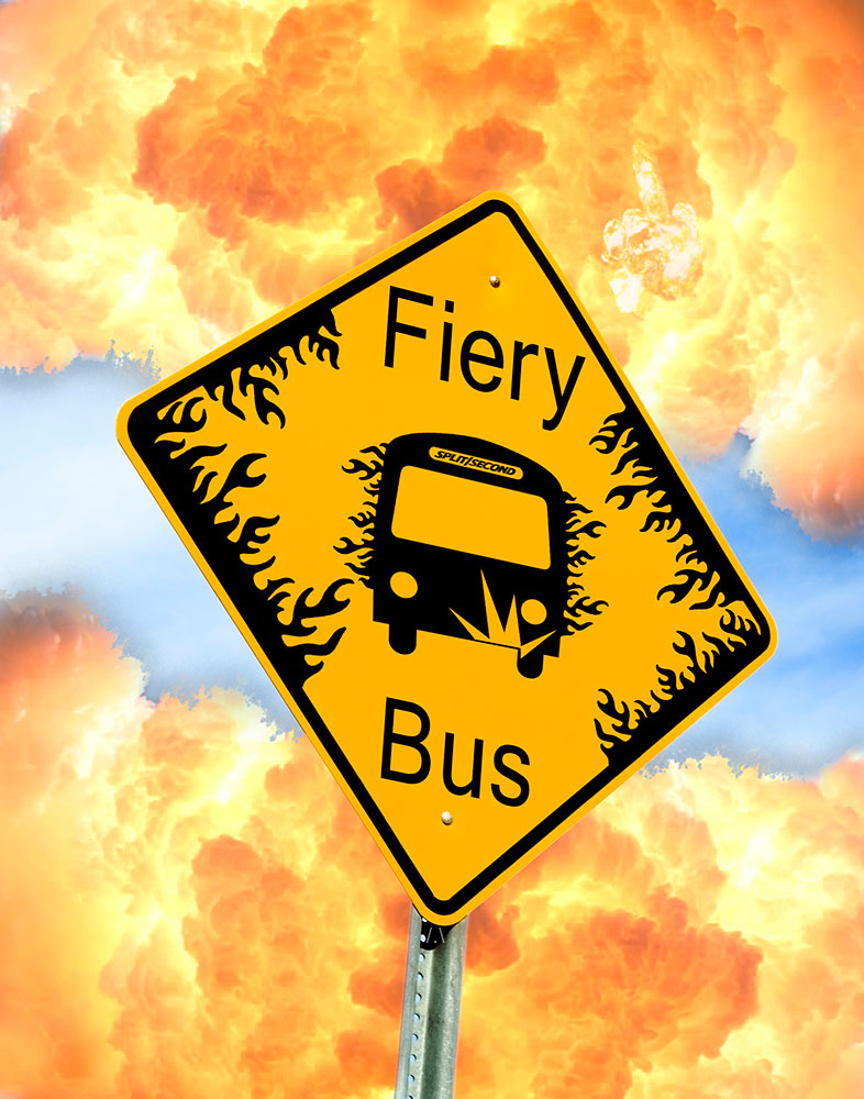  My Bus. It is very Fiery.