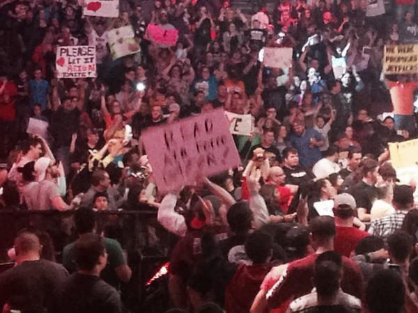 Someone Held an Air Force Gator Sign During a WWE Smackdown Event....