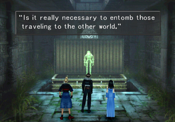 Now is not the time to get poetic about death on me Final Fantasy VIII