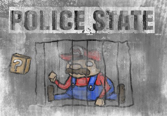 The Police State Finally Got to Mario! (By: chris-savely)