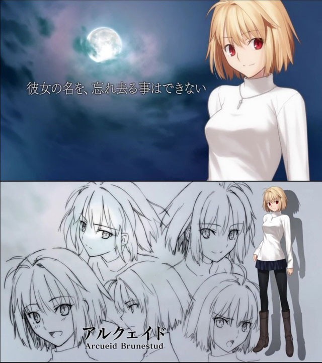 Tsukihime is having a good time.  Do not judge me.