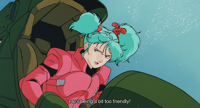 You mean like you were with Amuro, and then with Char?