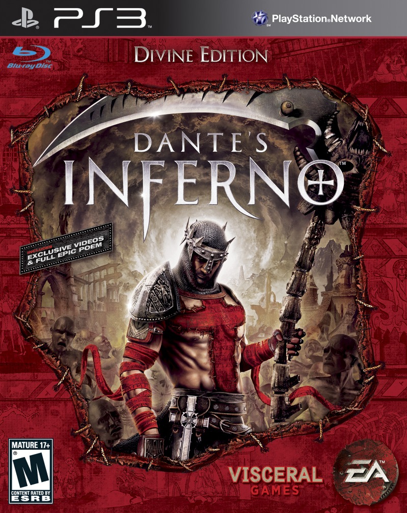 Front cover of Dante's Inferno Divine Edition (US) for PlayStation 3