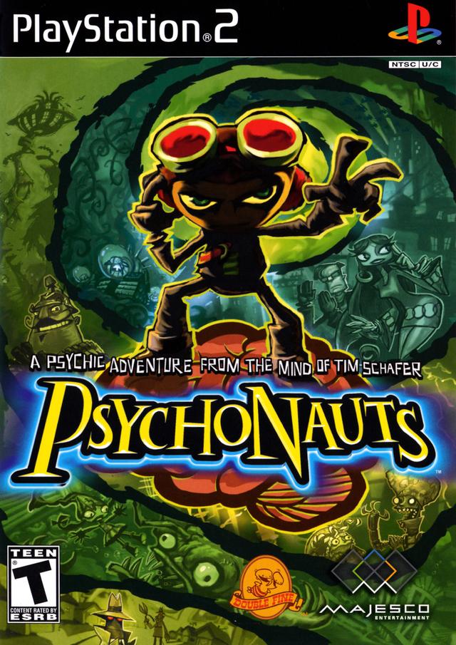 Front cover of Psychonauts (US) for PlayStation 2