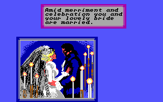 A wedding between the player character and the Governor's daughter.