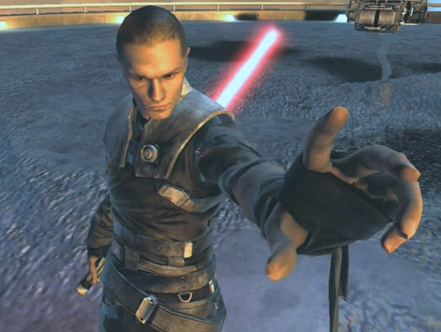 I'd be happy to never even touch a lightsaber in this game.
