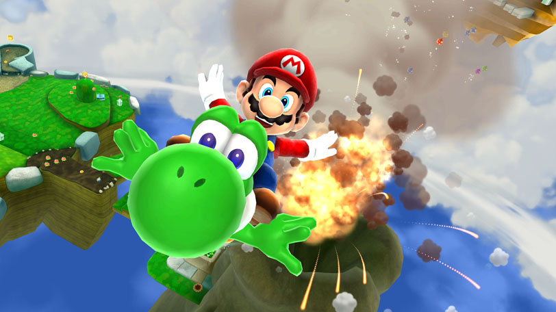 Mario and Yoshi are blasting off AGAIN!