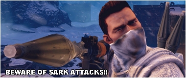Ole chum Sezzilla was kind enough to make this for me because of my attachment to the Sark skin in Uncharted 2! Though I came up with the caption x)))))