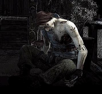 Forest's corpse as depicted in the remake