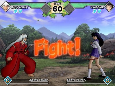 Pitted against each other, Kagome and Inuyasha square off
