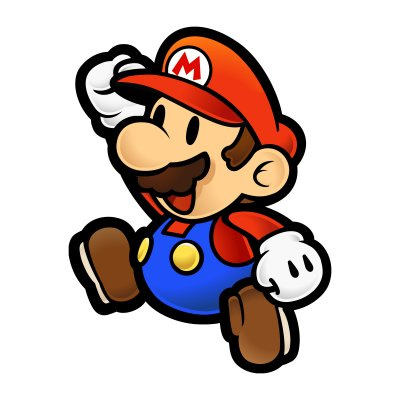 Mario, in his paper form.