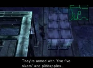 The last I ever saw of Metal Gear Solid. Still never played that PS1 version...