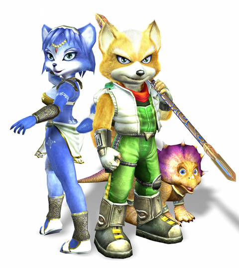 Krystal, Fox, and Tricky.