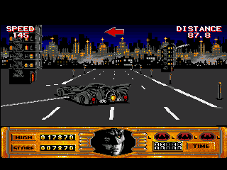 Batman driving