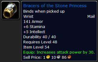  Bracers of the Stone Princess