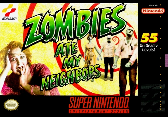 Zombies Ate My Neighbors (SNES/Box Art)
