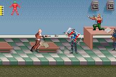  The majority of the game is a side-scrolling shooter