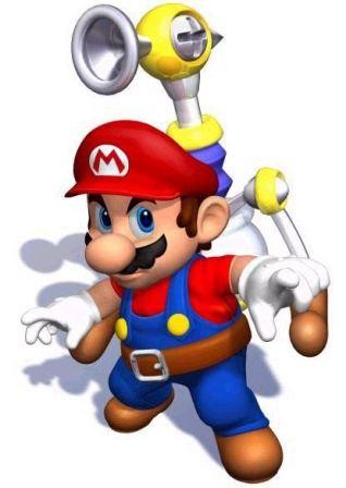 Its Mario from the bad game Mario Sunshine!!!