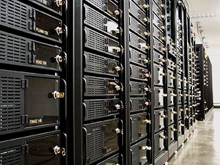 These server racks host a number of personal web sites