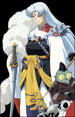 Sesshoumaru and his loyal retainer, Jaken