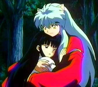Inuyasha holds his love of another life, Kikyo