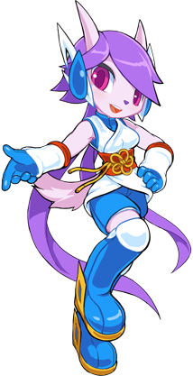 Tyson Tan's redesign for Freedom Planet 2. Lilac's eyes, fur, and head hair were radically changed to signify a clean break.