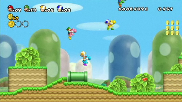  The first new 2D Mario game on a home console in almost two decades came out to critical acclaim, adding four-player co-op to the Mario gameplay. 