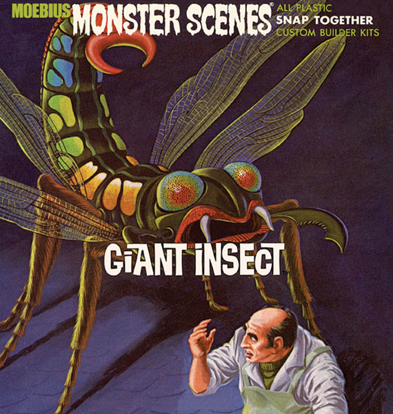 Giant Insects exist in D&D, and they can be scary, even if they probably shouldn't be able to exist logically.