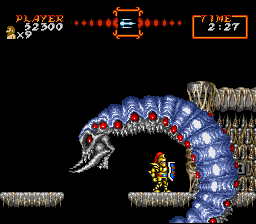   At first, it looks like this boss is going to rip off the dragon from Mega Man 2. However, you soon realize that it's just going to be easy. 