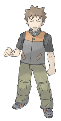 Brock as seen in Pokemon Fire Red/Leaf Green.