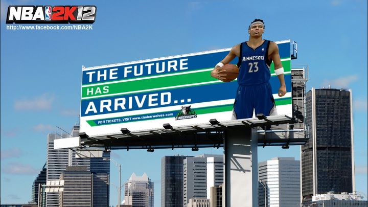 A billboard of your player in My Player mode