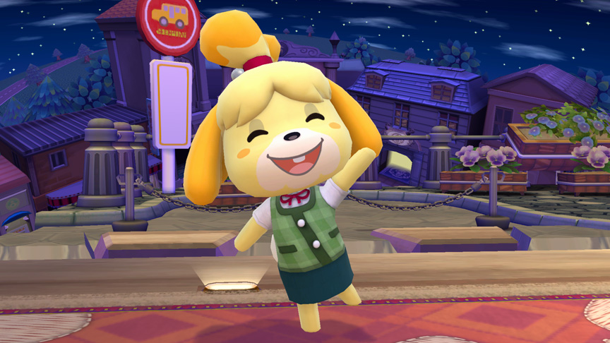 Isabelle is excited!