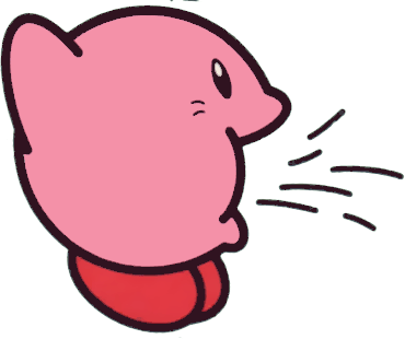 I transform into Kirby.