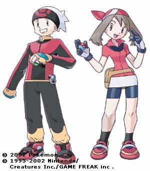Pokémon Trainers of Generation III, Brendan and May.
