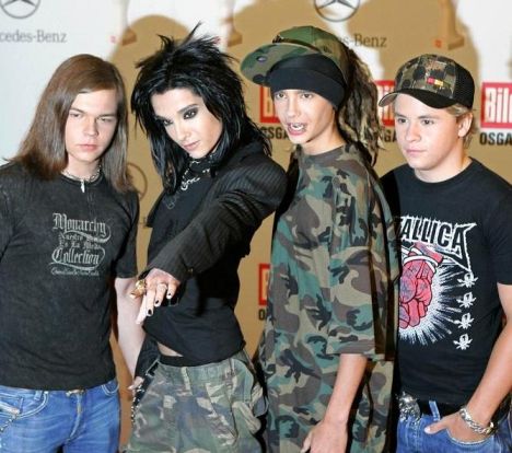  It's called Tokio Hotel. Can you guess which one is the girl?
