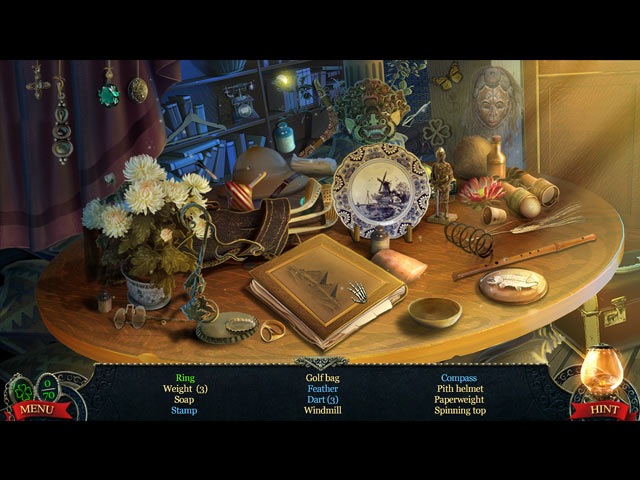 One of the games many hidden object scenes