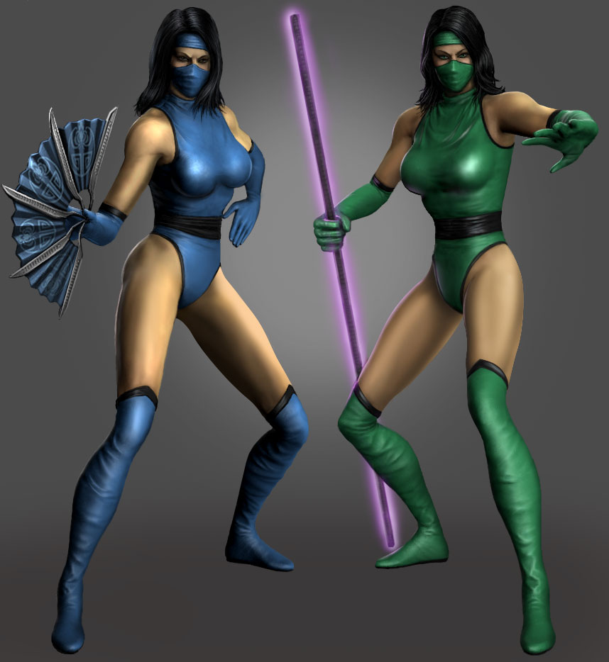 Kitana and Jade MK2 Klassic