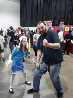 Being awesome at the con. 