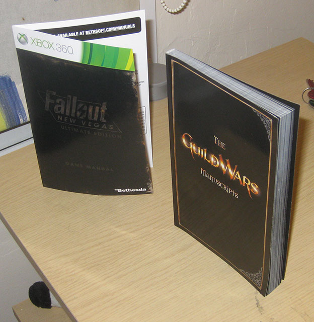 100+ beatiful colour pages filled with awesome. Also pictured for scale purposes, the complimentary tissue that came with New Vegas Ultimate Edition.